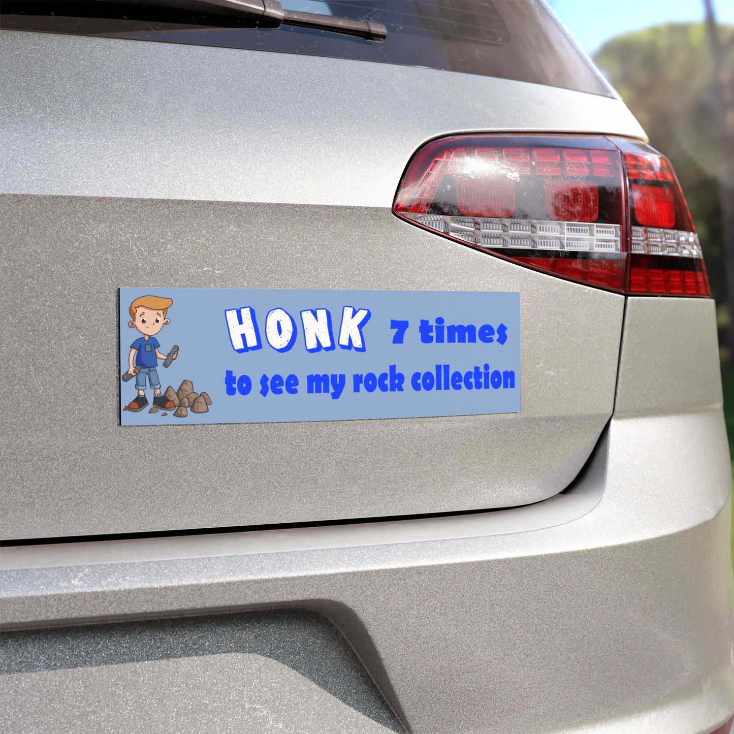 Honk 7 Times to See My Rock Collection Magnet