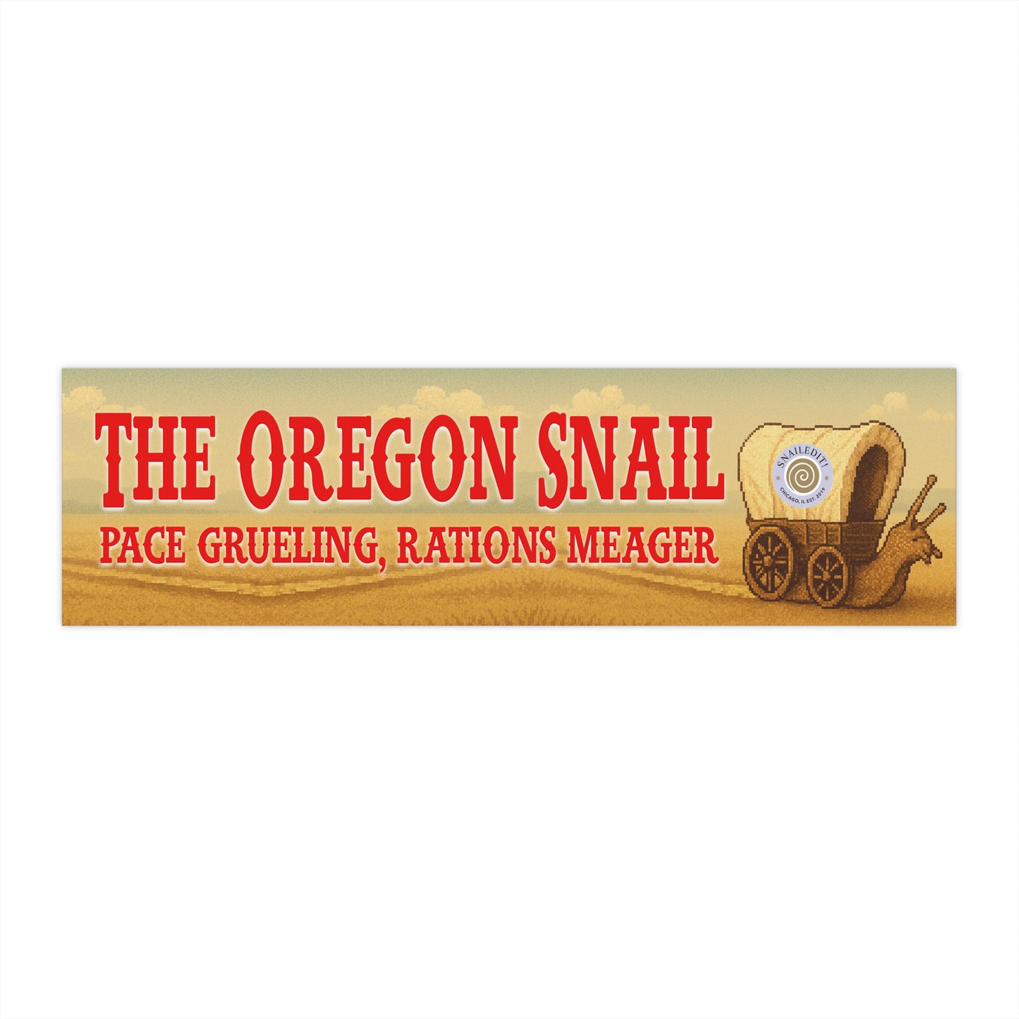 Oregon Snail Bumper Sticker