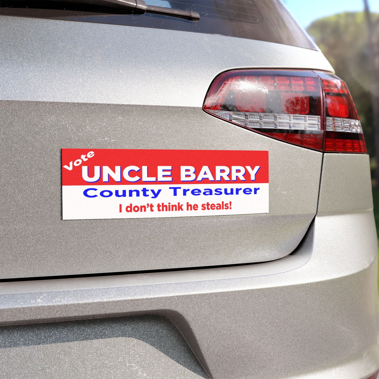 Vote Uncle Barry Car Magnet