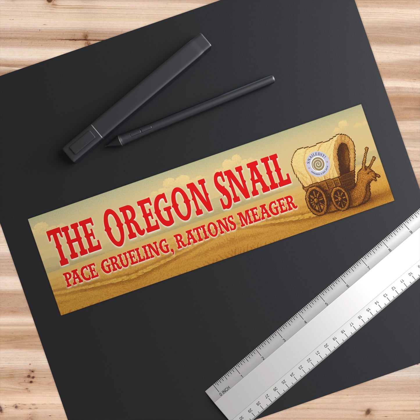 Oregon Snail Bumper Sticker
