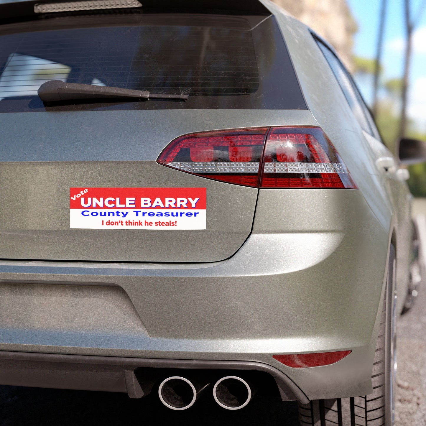Vote Uncle Barry Car Magnet