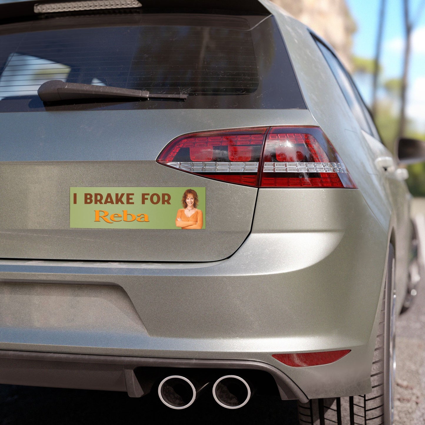 I Brake For Reba Magnet