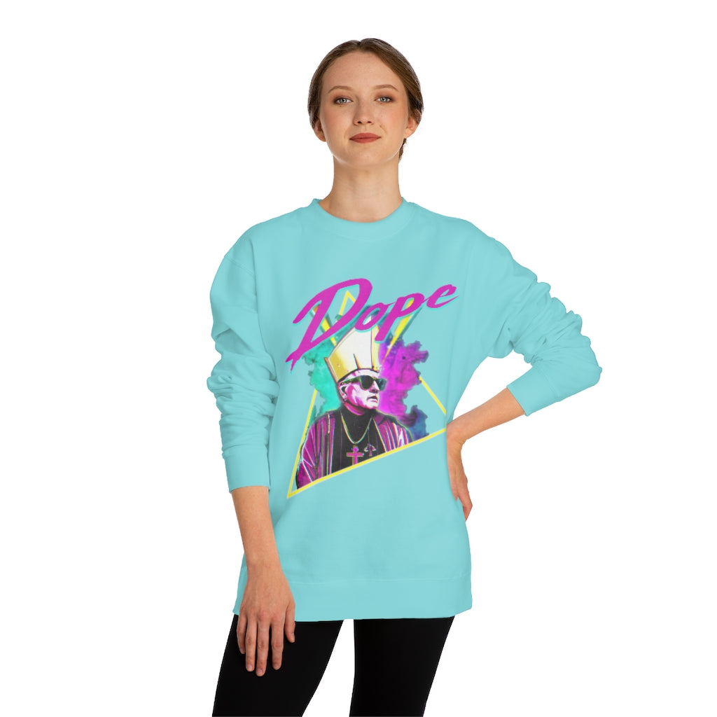 Dope by Day, Pope by Night Crew Neck Sweatshirt