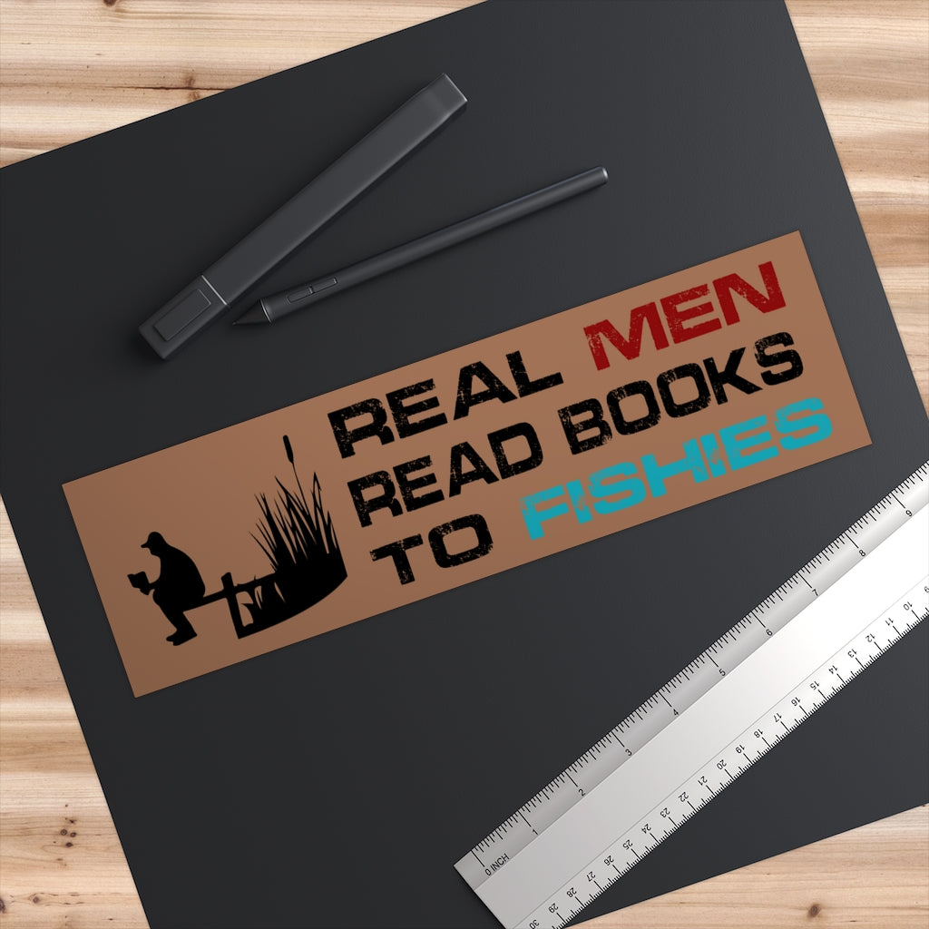 Real Men Read Books to Fishies
