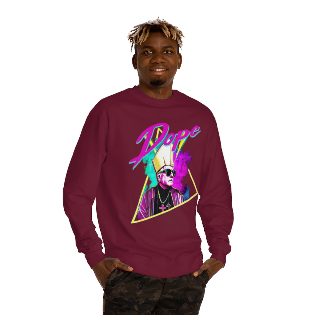Dope by Day, Pope by Night Crew Neck Sweatshirt
