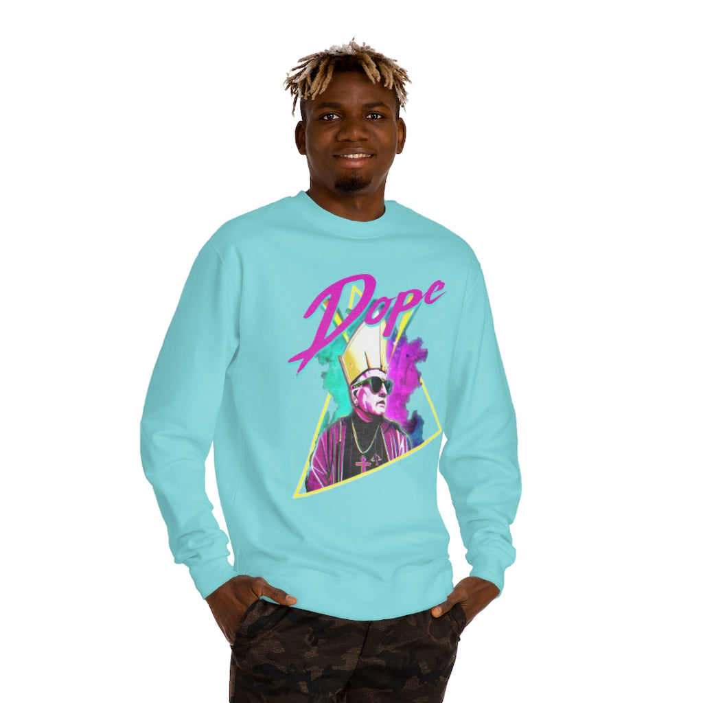 Dope by Day, Pope by Night Crew Neck Sweatshirt