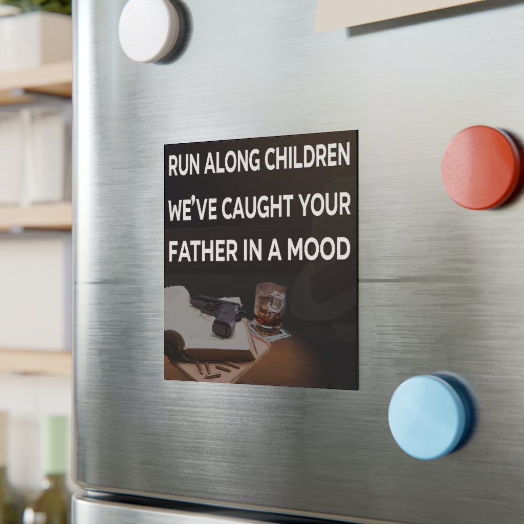Run Along Children Magnet