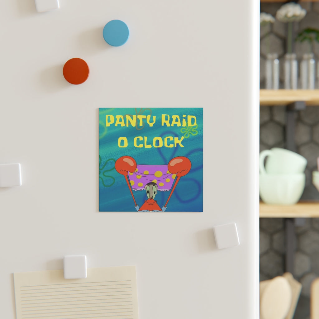 Panty Raid O Clock Magnet