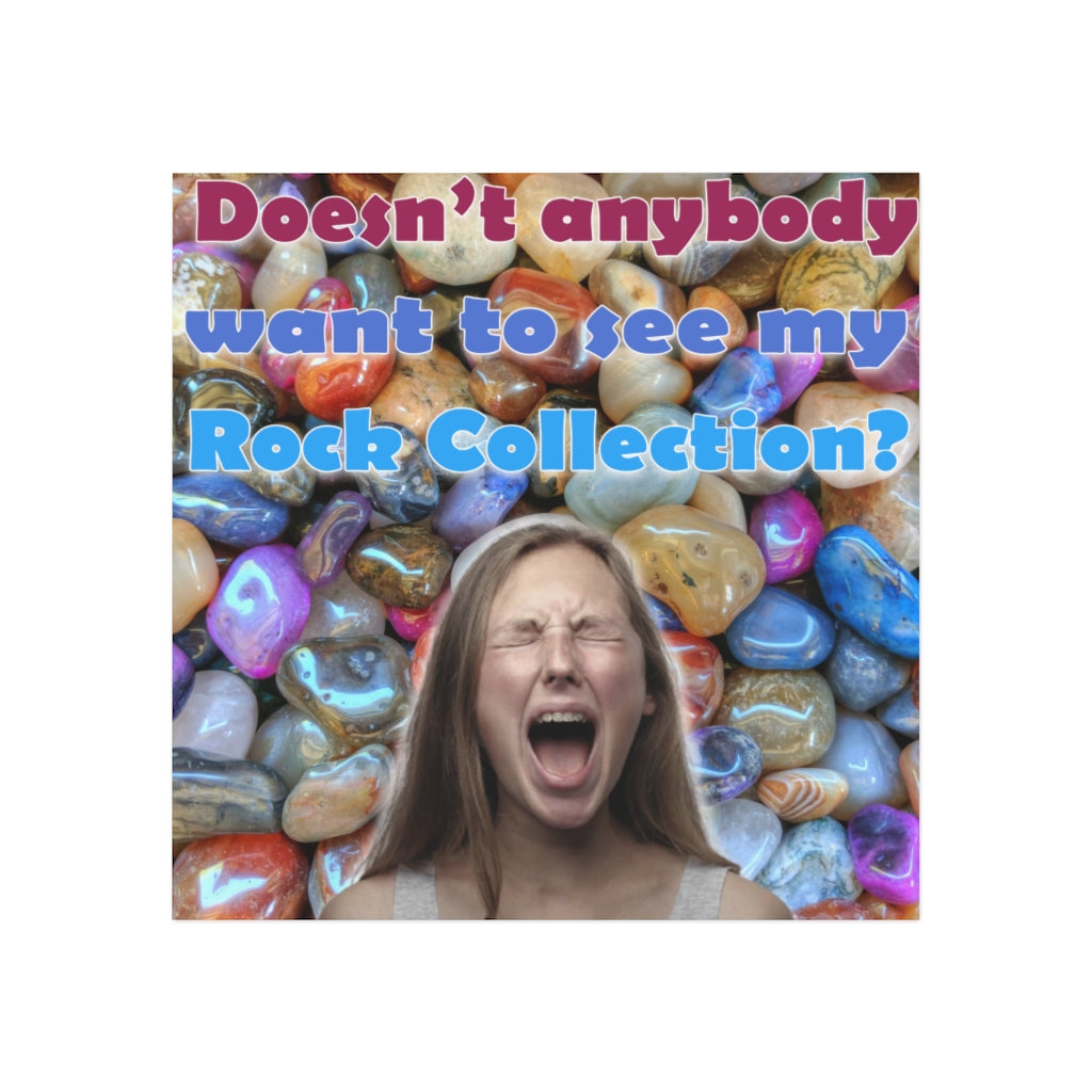 Doesn't Anyone Want to See My Rock Collection Magnet