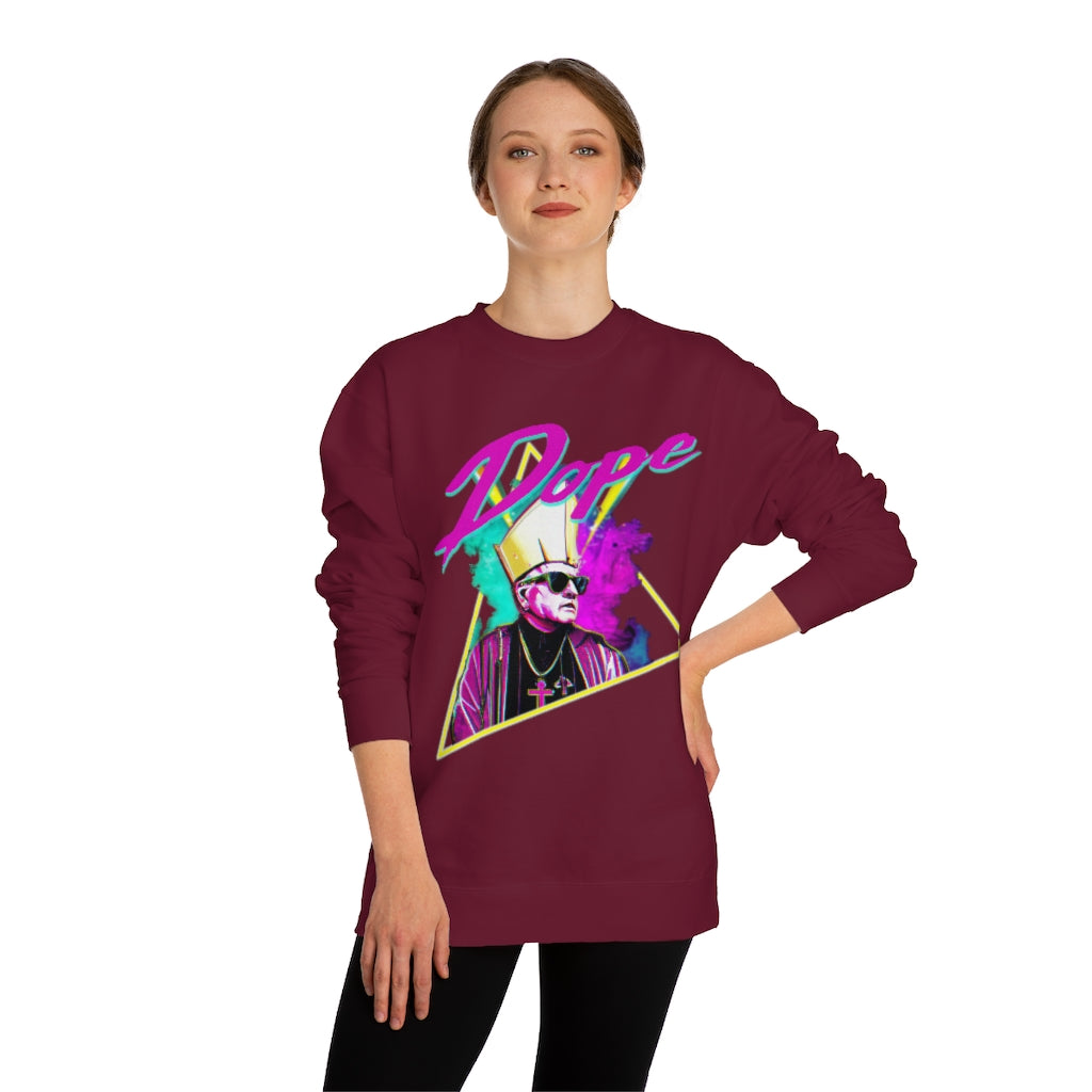 Dope by Day, Pope by Night Crew Neck Sweatshirt
