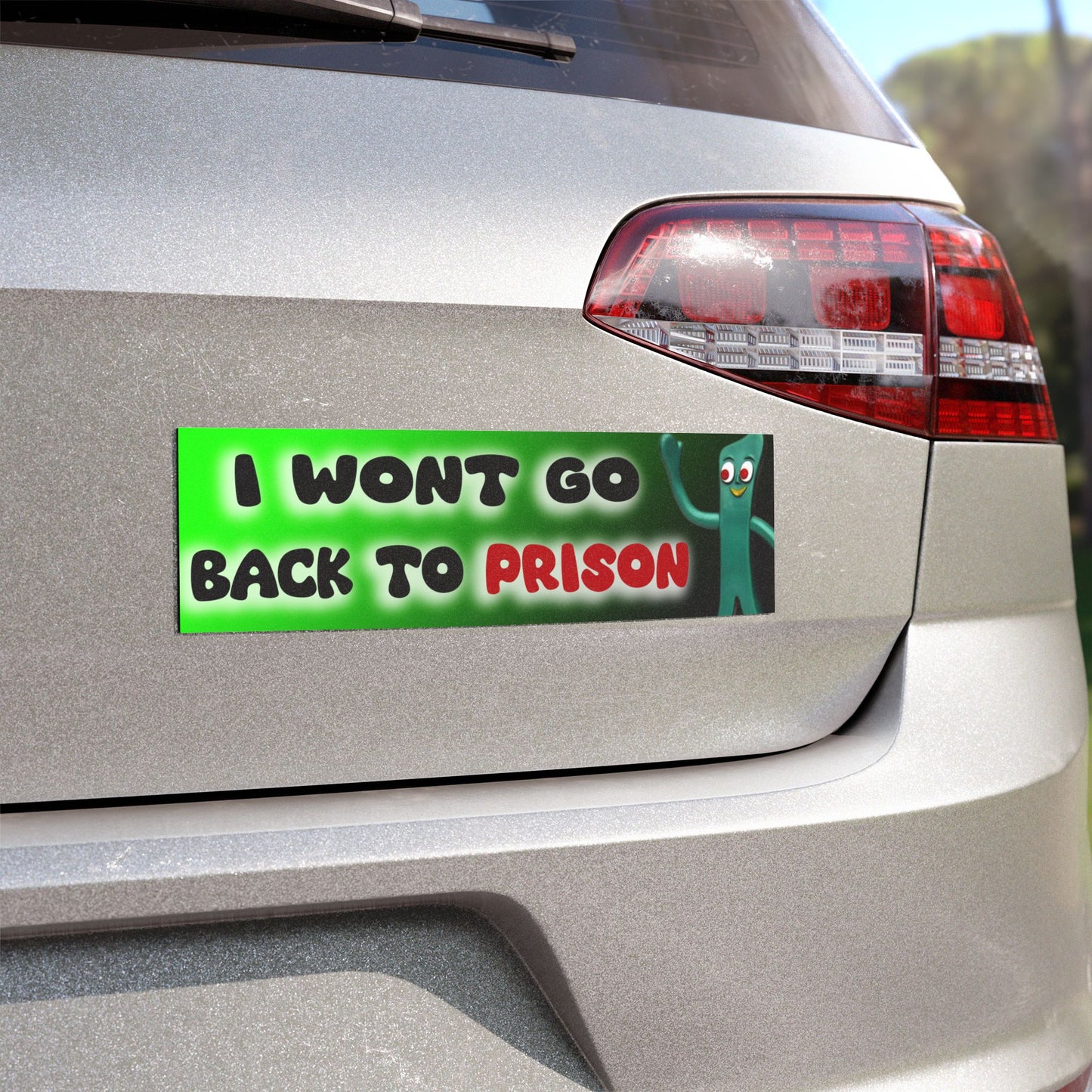 I Wont Go Back to Prison Magnet