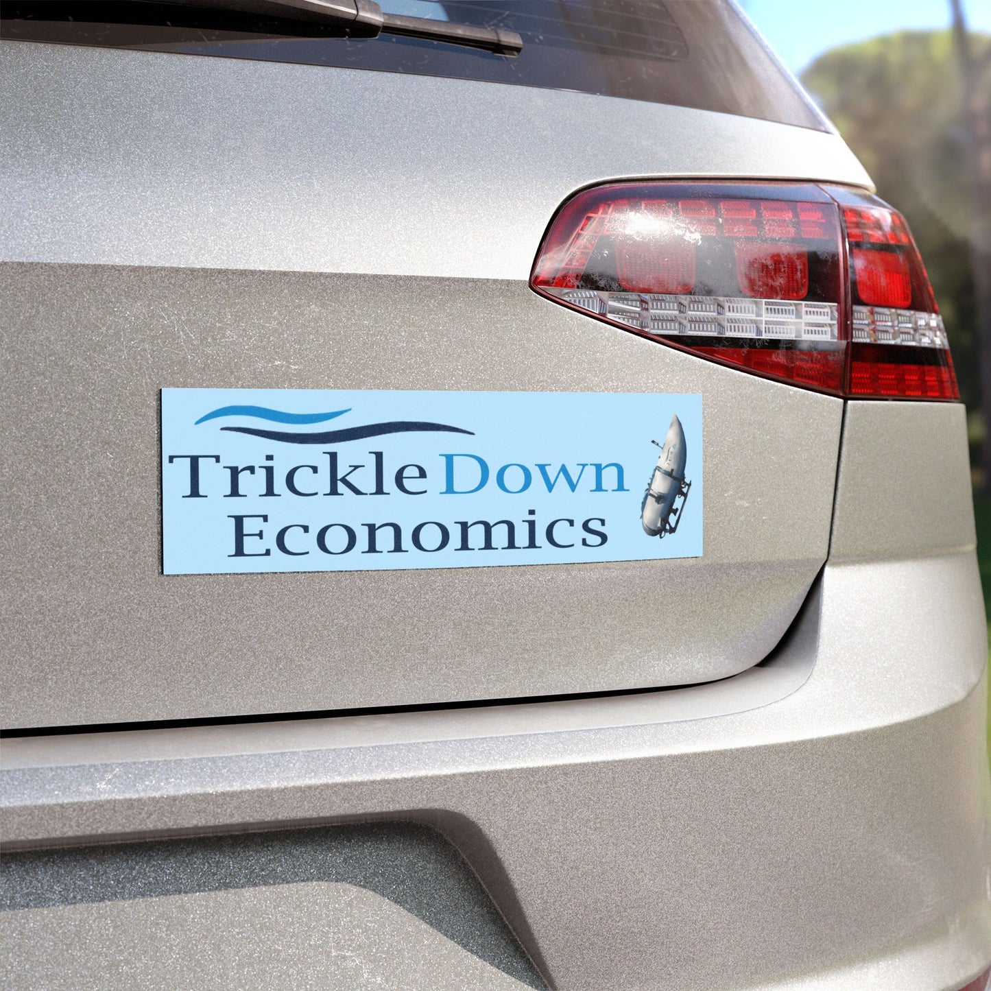 Trickle Down Economics Magnet
