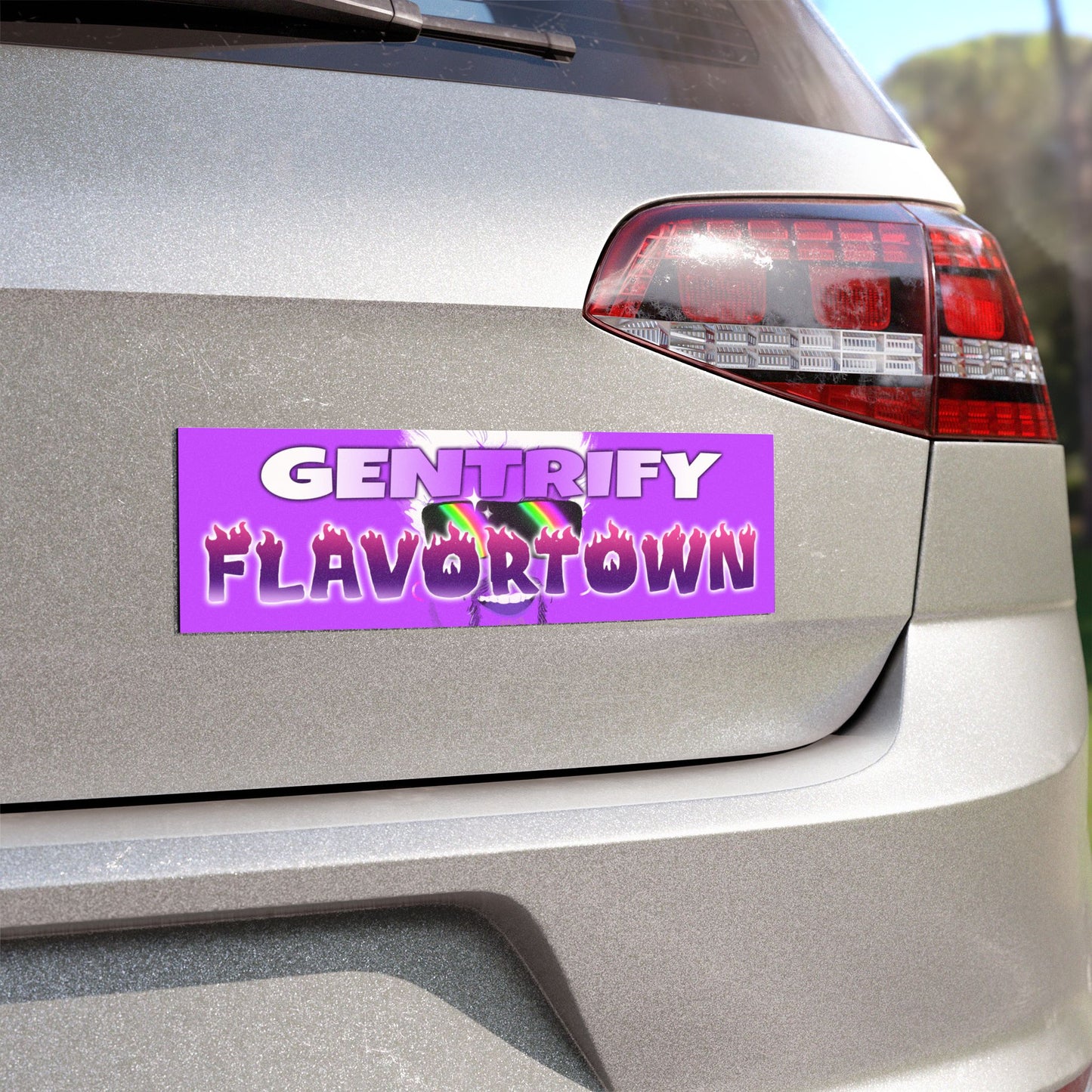 Gentrify Flavortown Car Magnet
