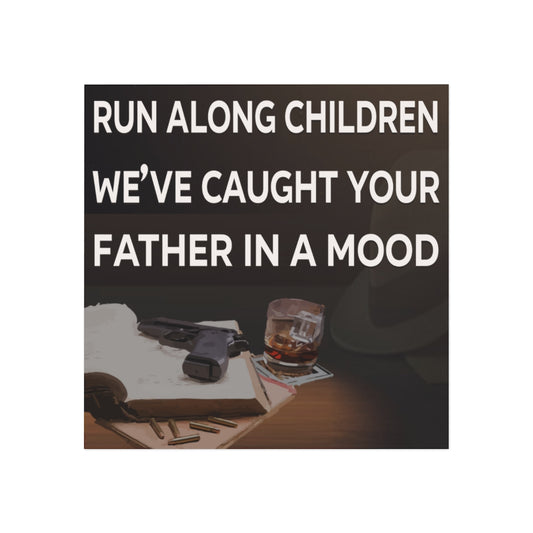 Run Along Children Magnet