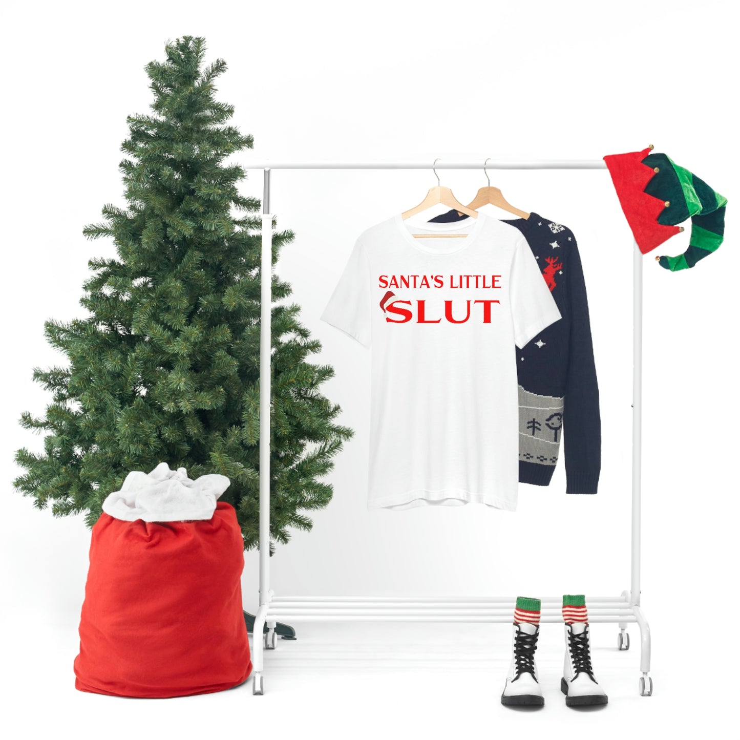 Santa's Little Slut Tee