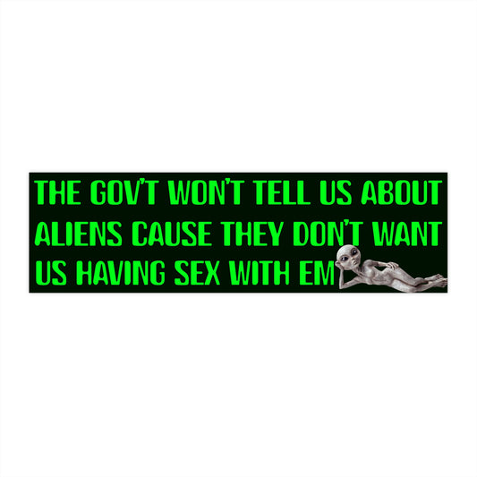 the government won't tell us about aliens