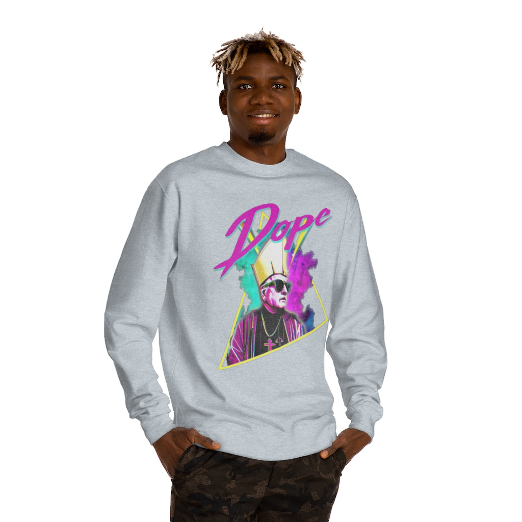 Dope by Day, Pope by Night Crew Neck Sweatshirt