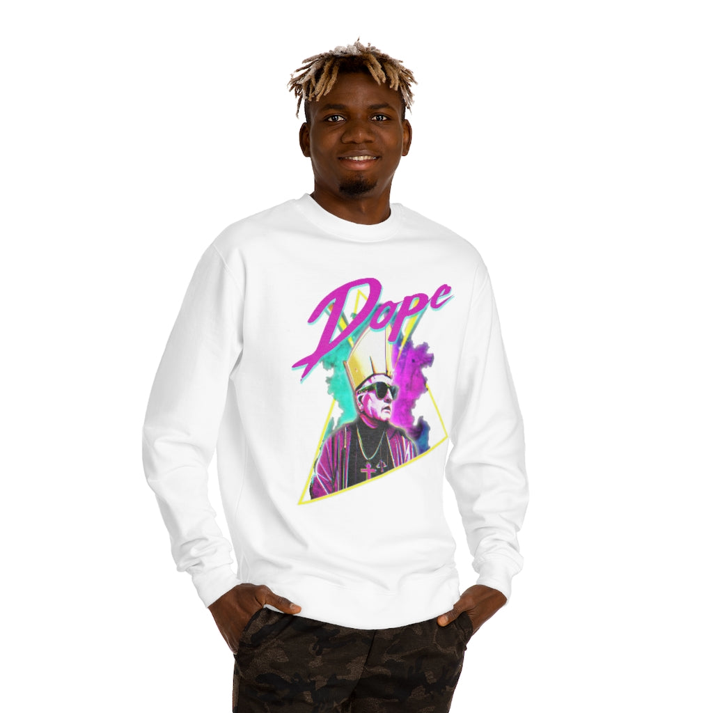 Dope by Day, Pope by Night Crew Neck Sweatshirt