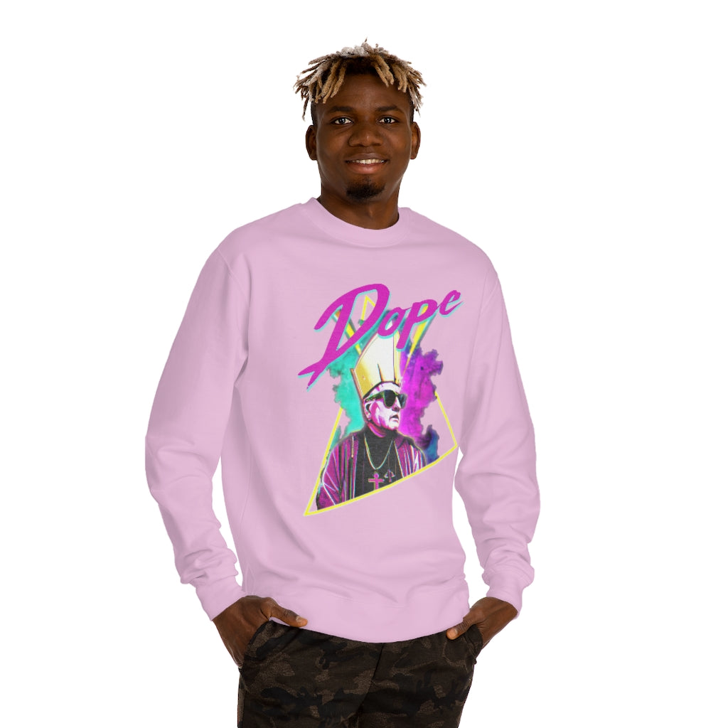 Dope by Day, Pope by Night Crew Neck Sweatshirt