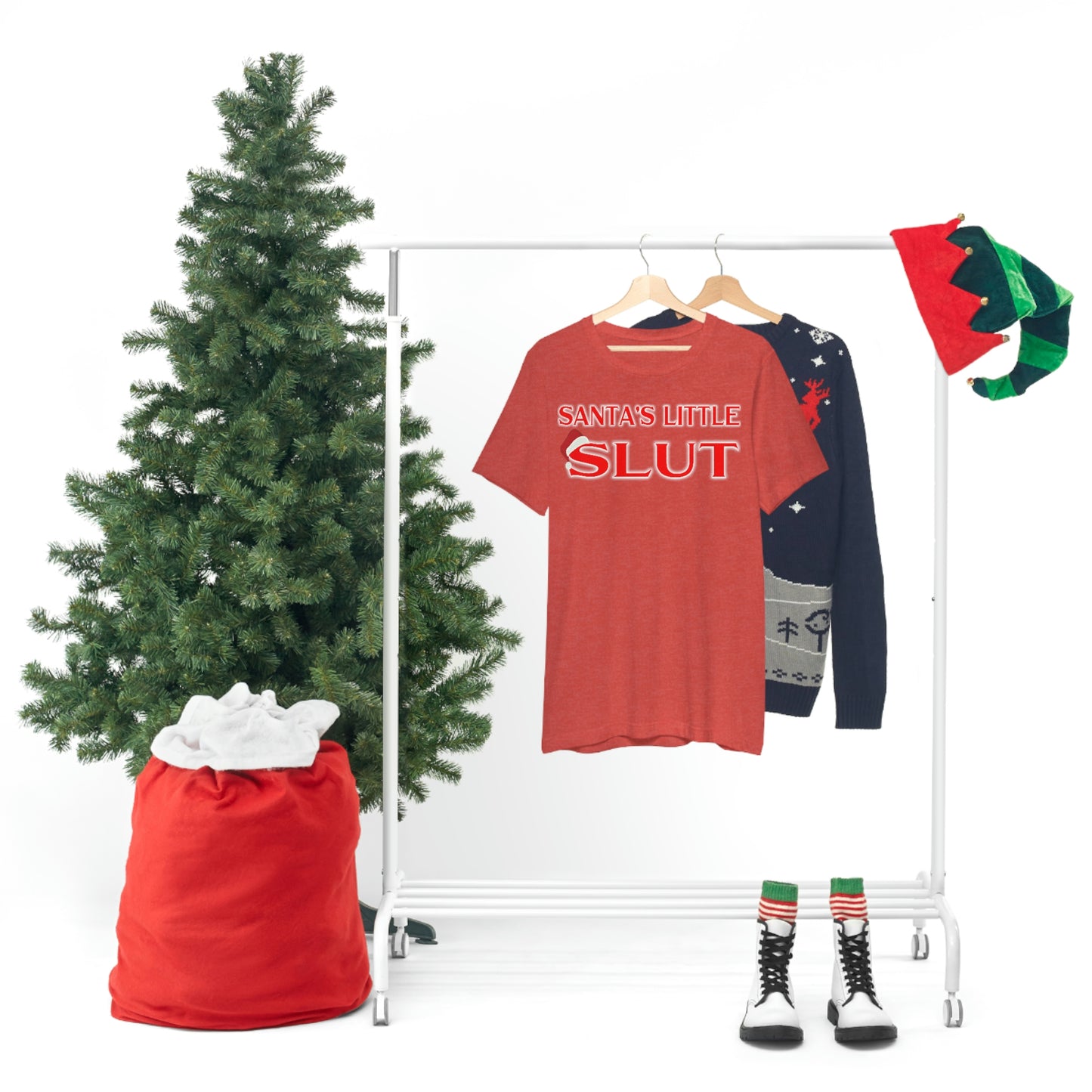 Santa's Little Slut Tee