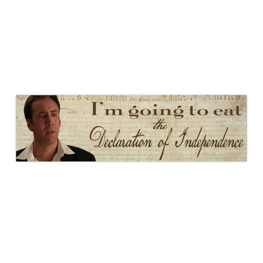 I'm Going to Eat the Declaration