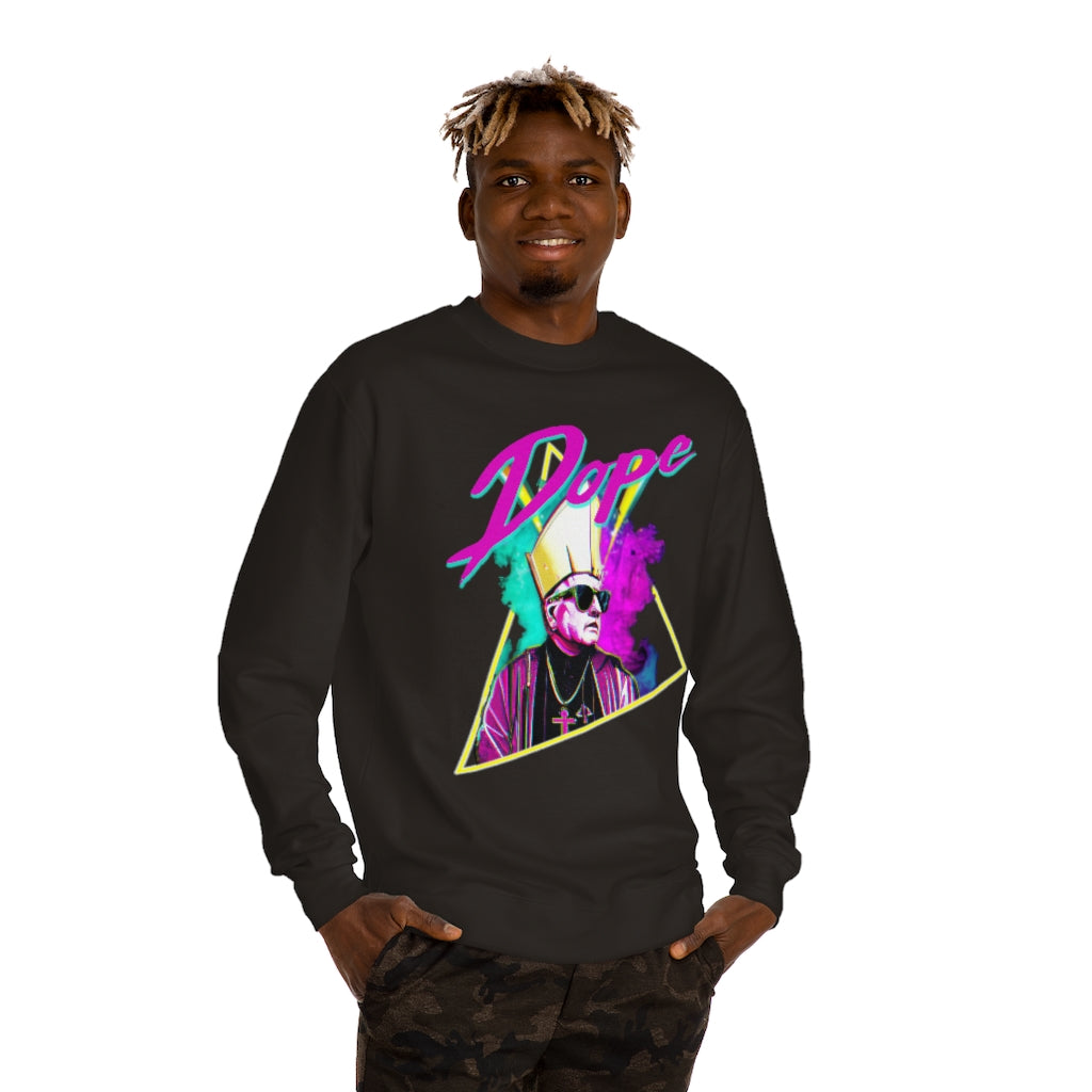 Dope by Day, Pope by Night Crew Neck Sweatshirt