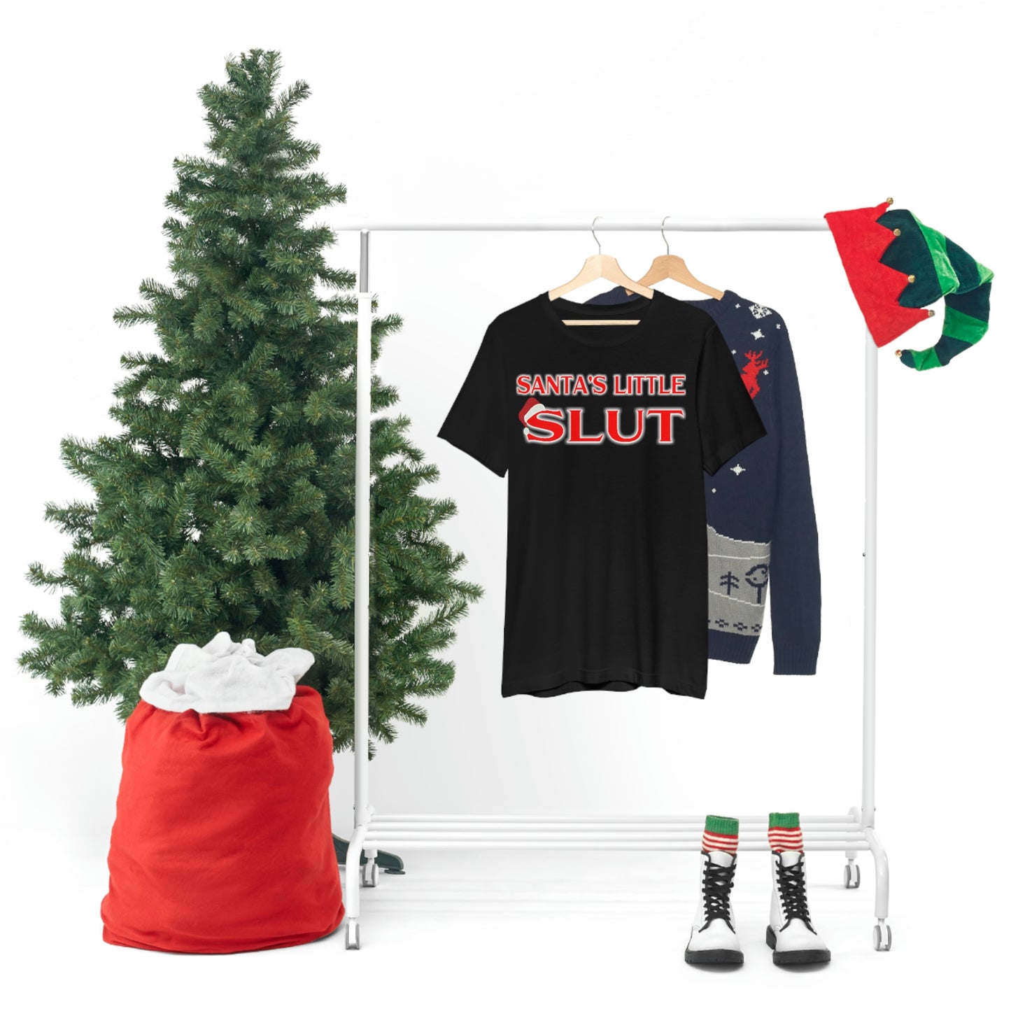 Santa's Little Slut Tee