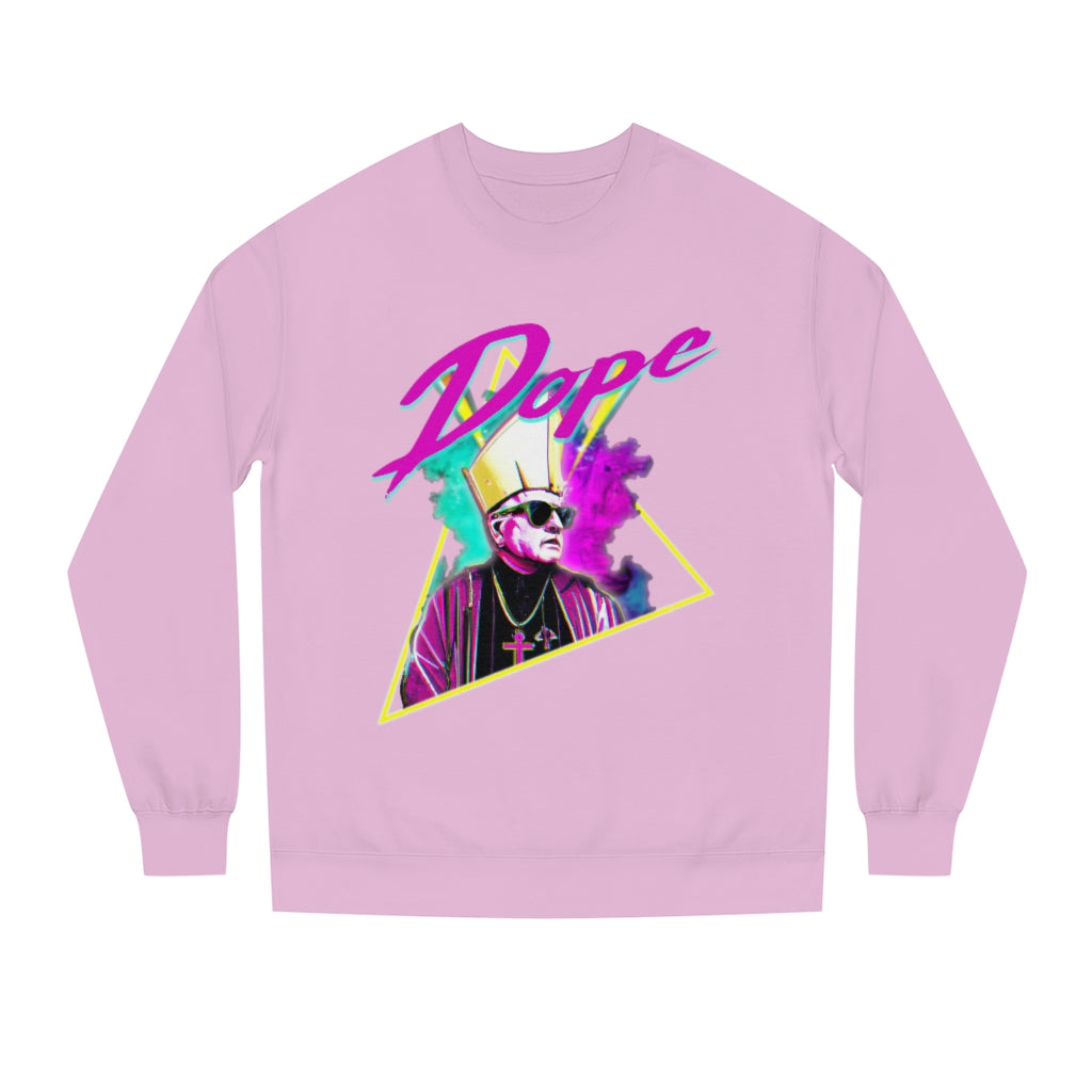 Dope by Day, Pope by Night Crew Neck Sweatshirt