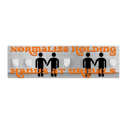 Normalize Holding Hands At the Urinal