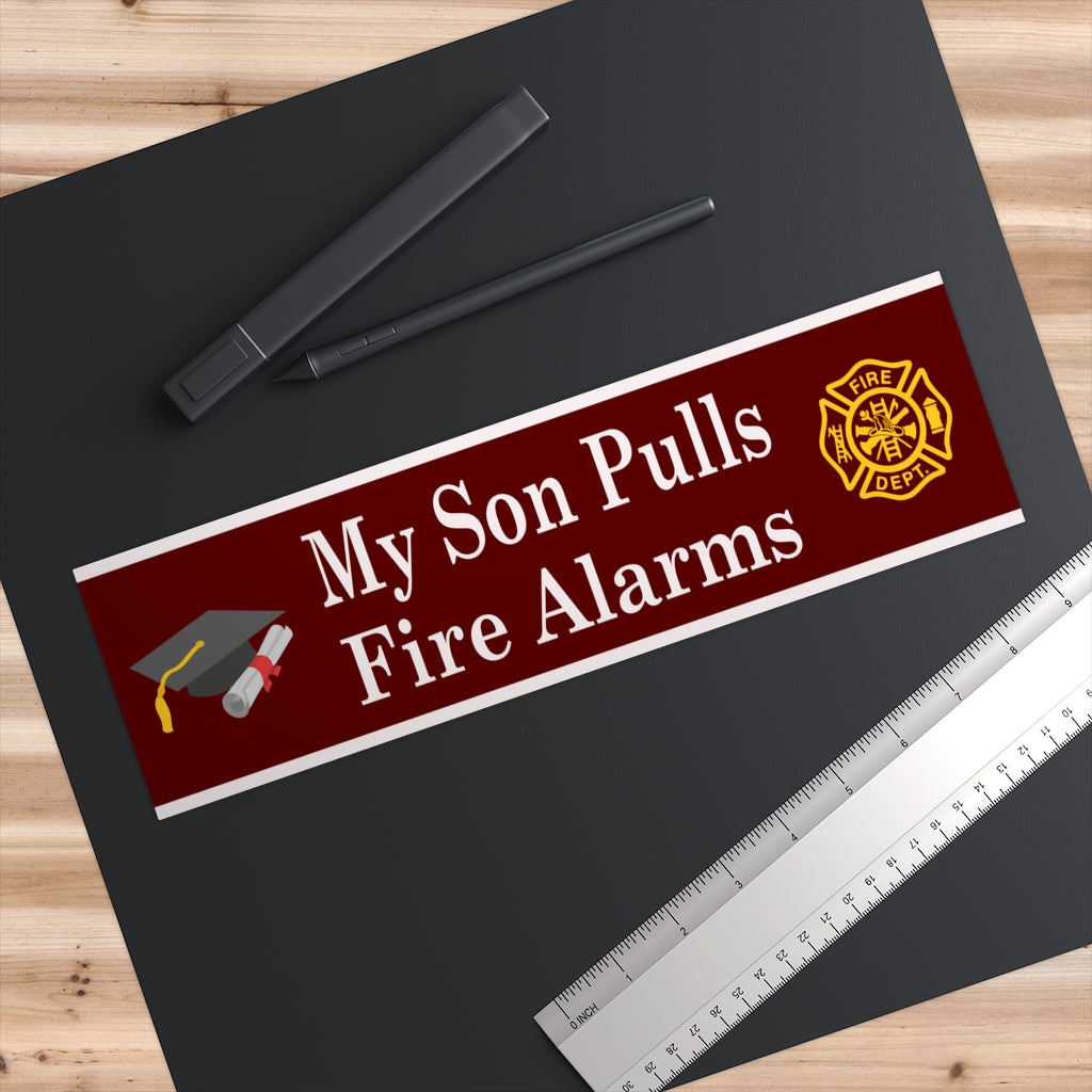 My Son Pulls Fire Alarms