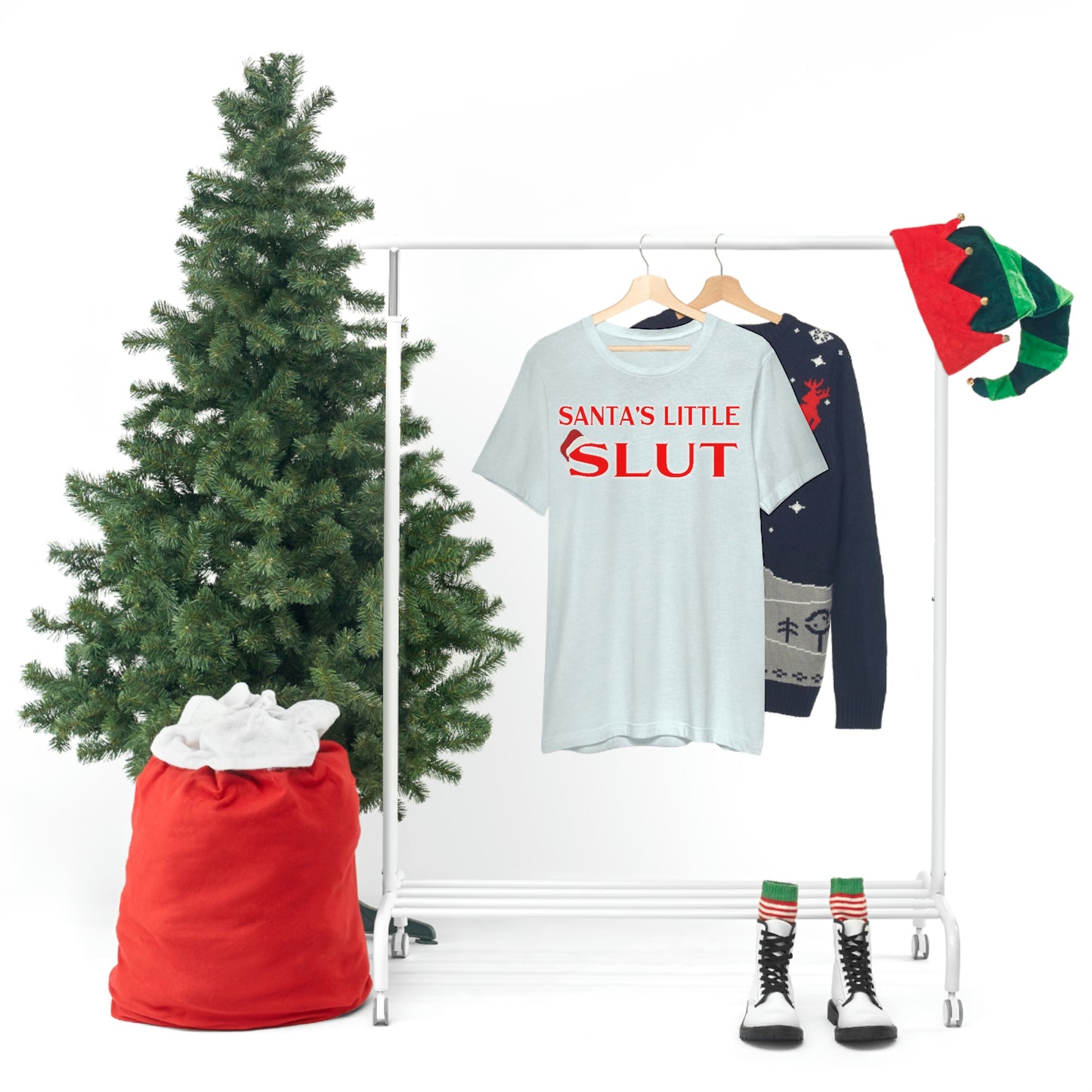 Santa's Little Slut Tee