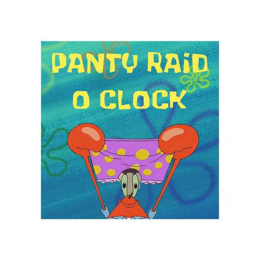 Panty Raid O Clock Magnet