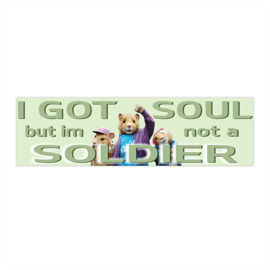 I got soul but im not a soldier