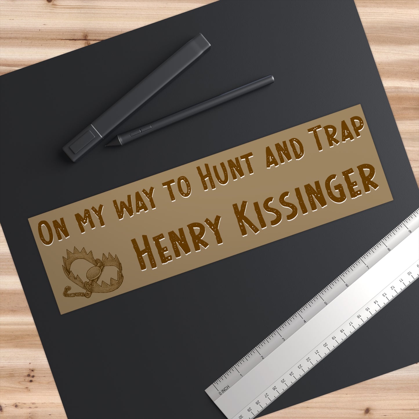 On My Way to Hunt and Trap Henry Kissinger