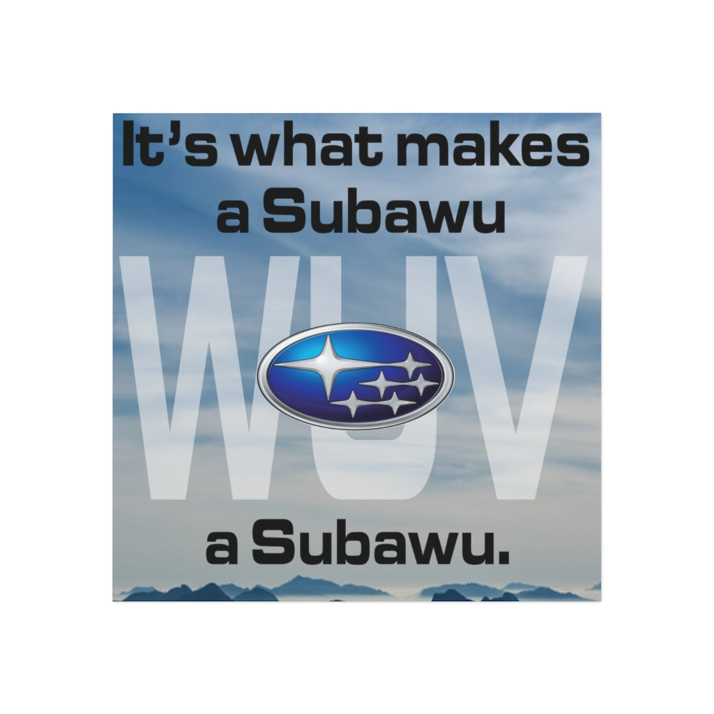 It's what makes a Subawu a Subawu Magnet