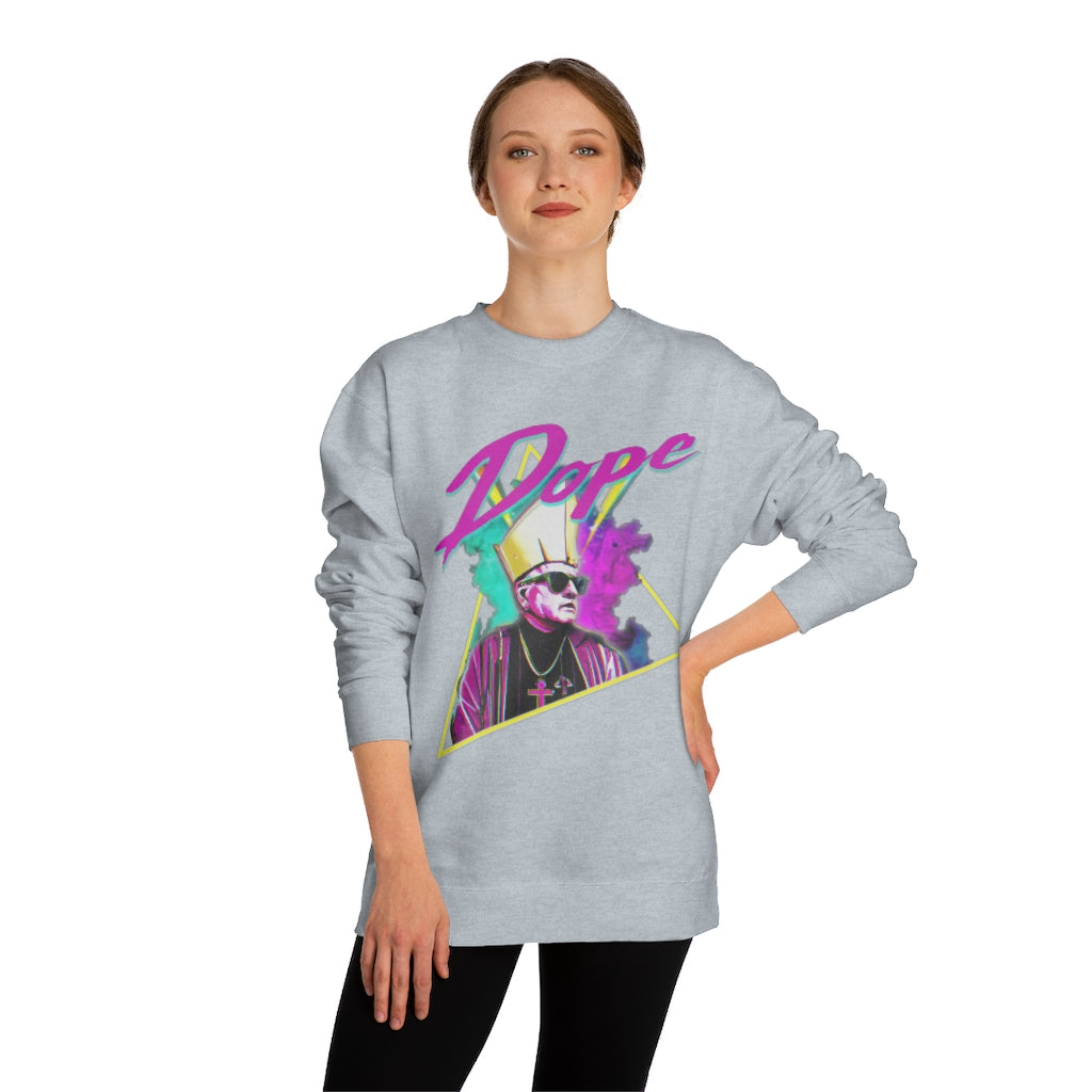 Dope by Day, Pope by Night Crew Neck Sweatshirt