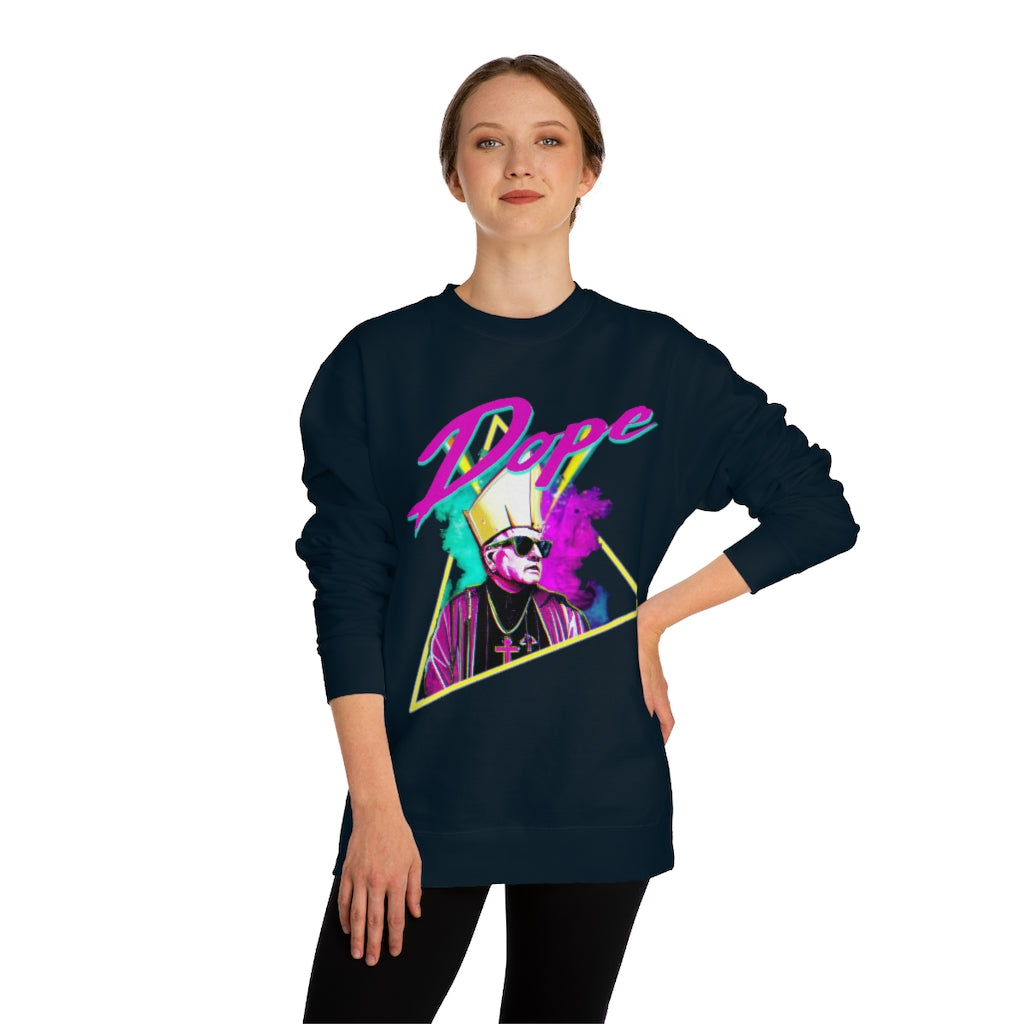 Dope by Day, Pope by Night Crew Neck Sweatshirt