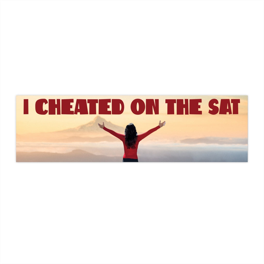 I Cheated on the SAT