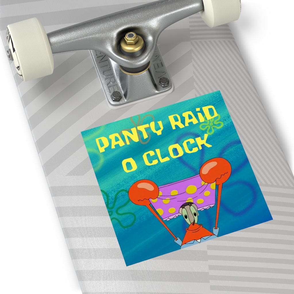 Panty Raid O Clock Square