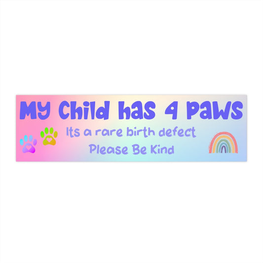 My Child Has 4 Paws
