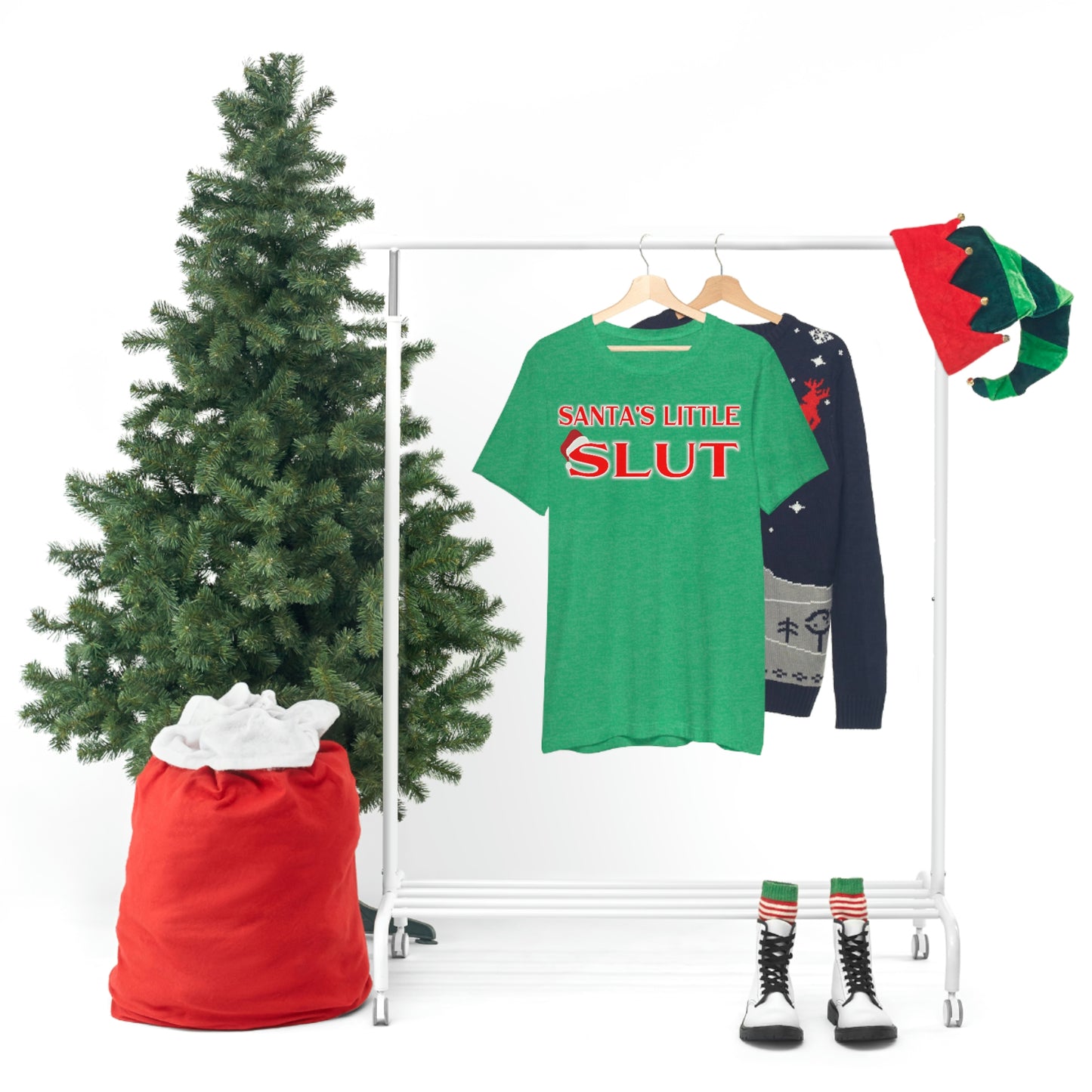 Santa's Little Slut Tee