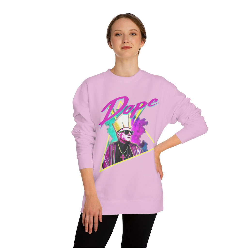 Dope by Day, Pope by Night Crew Neck Sweatshirt