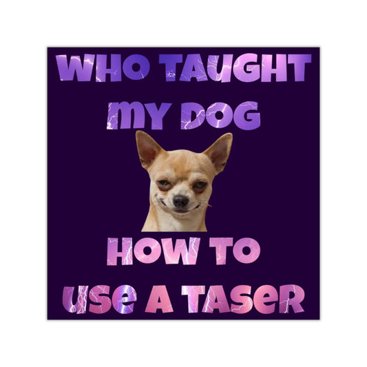 Who Taught My Dog How to Use a Taser Square