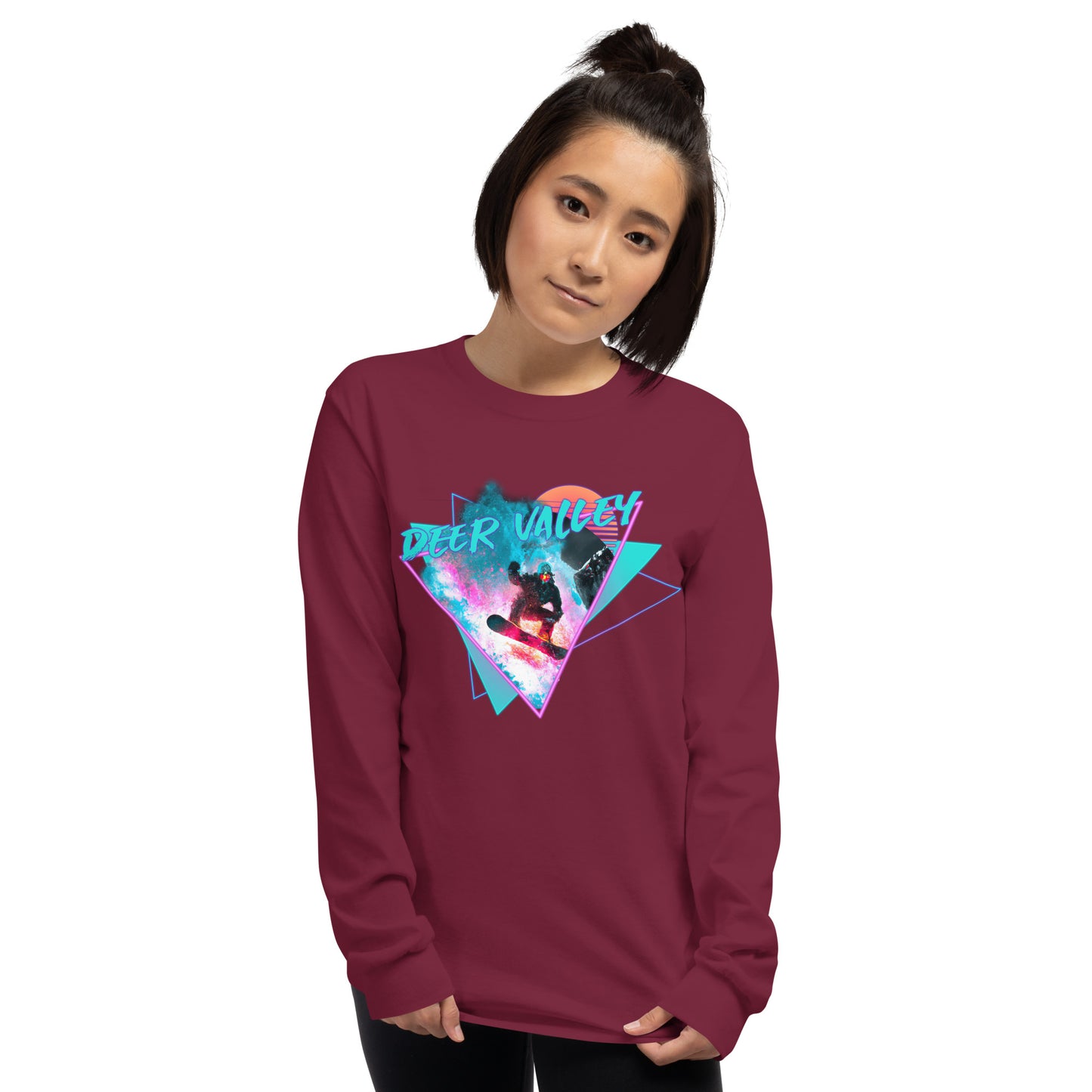 Snowboard Deer Valley Long Sleeve Shirt