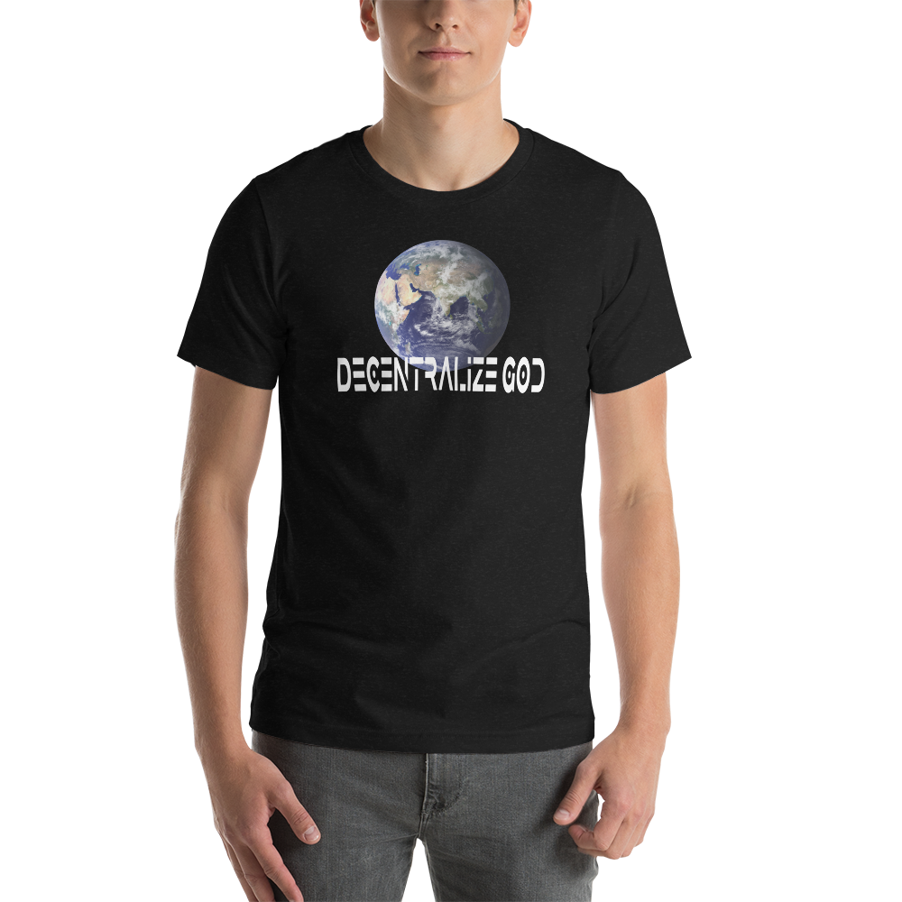 decentralize god t-shirt