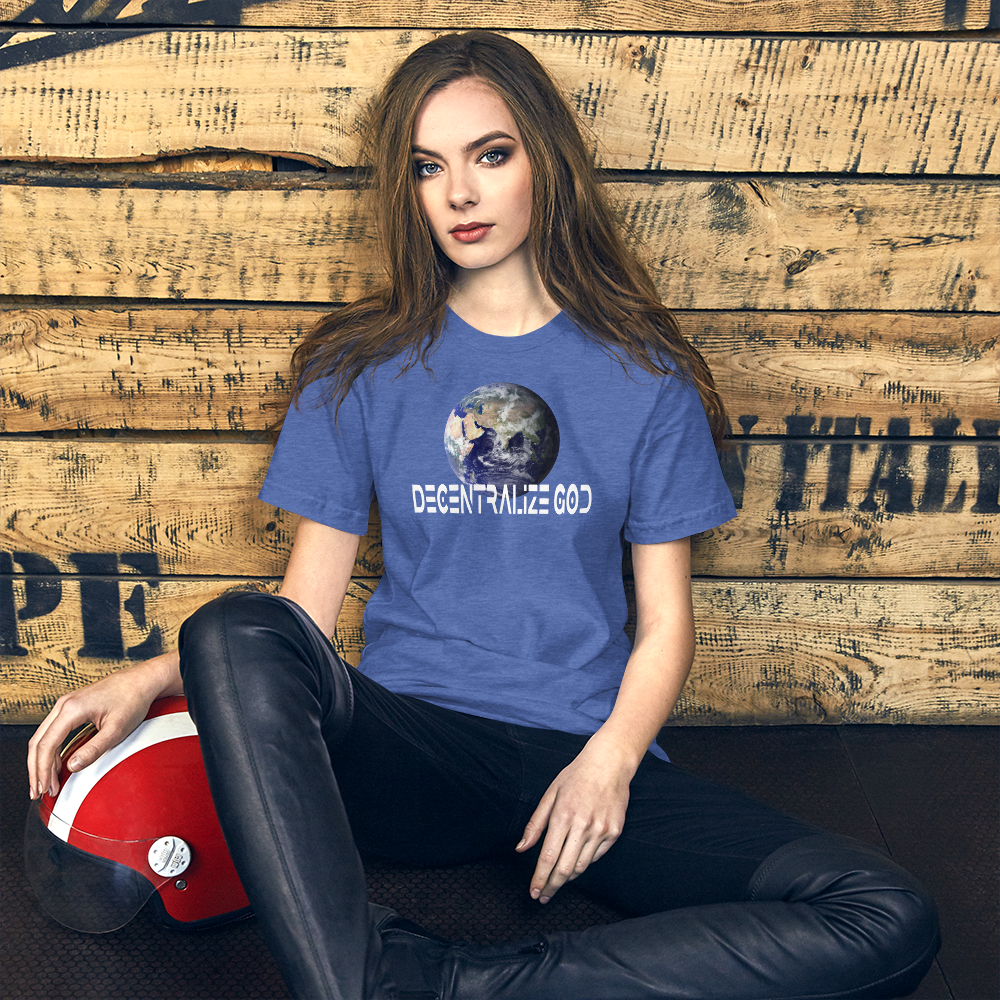 decentralize god t-shirt