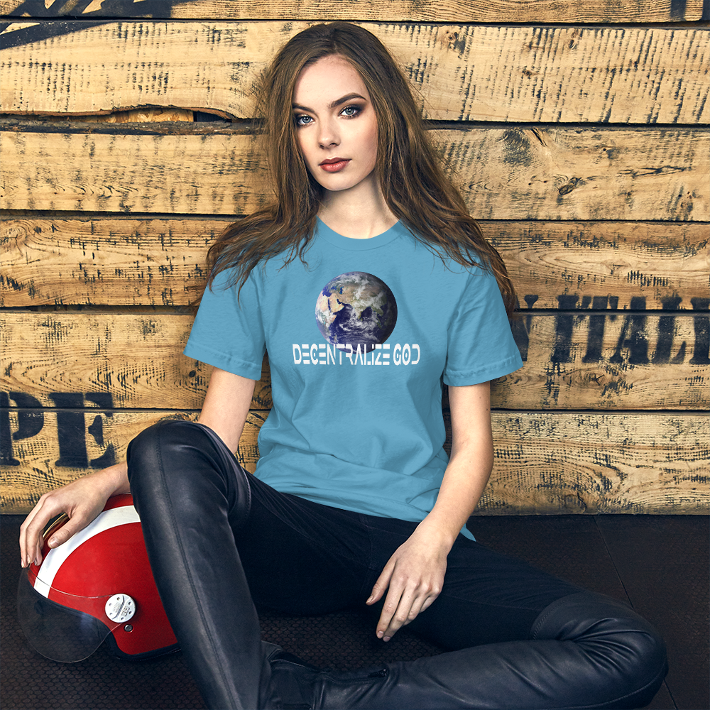 decentralize god t-shirt